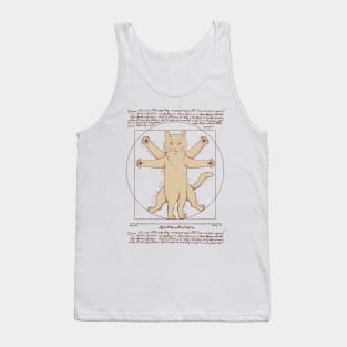 Vitruvian Cat Tank Top